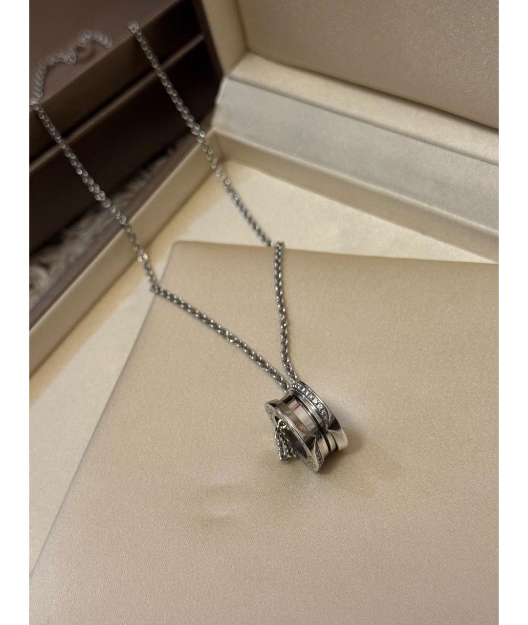 BVLGARI Серебряная подвеска из белого золота, фото 2