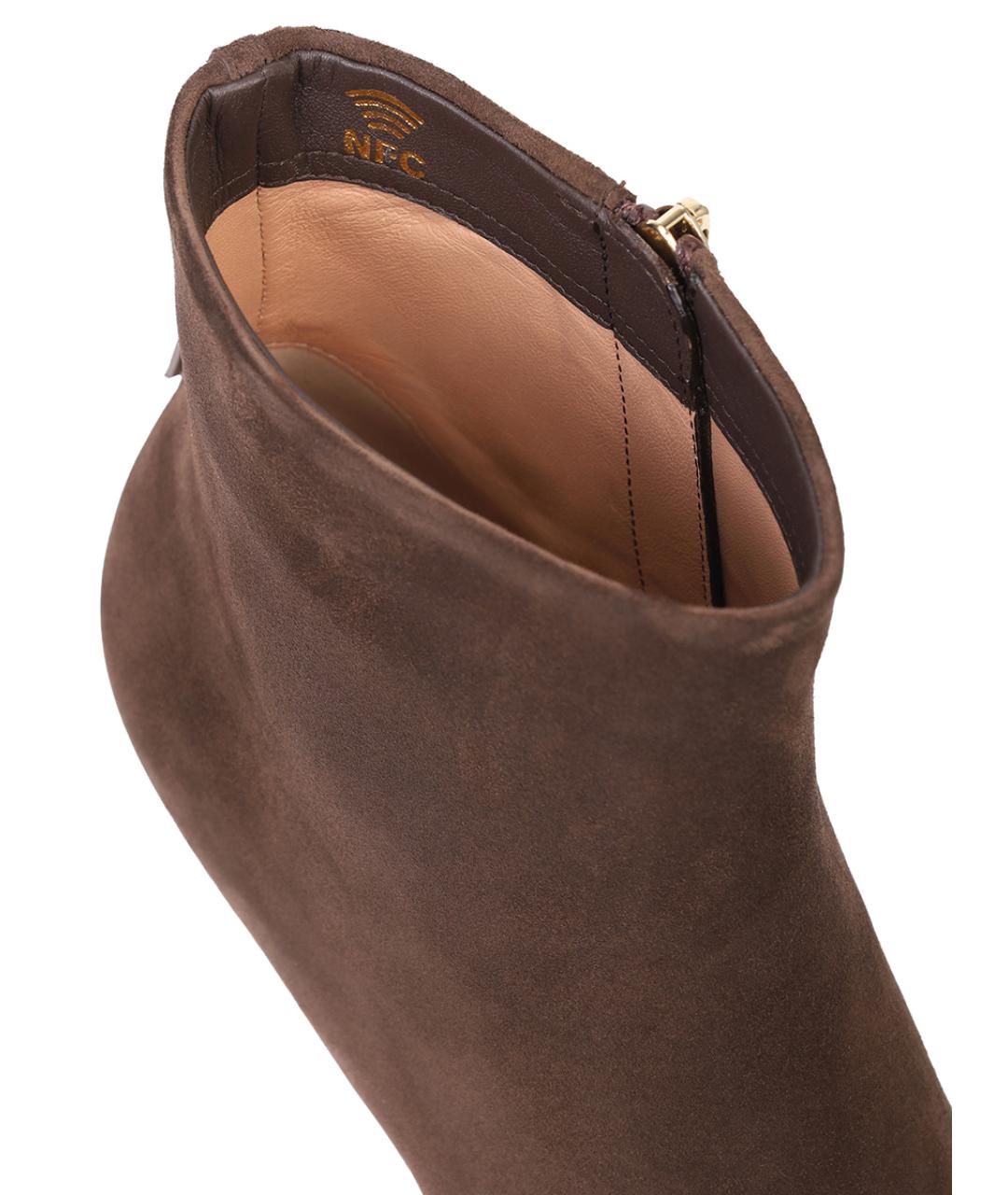 SANTONI Коричневые ботильоны, фото 5