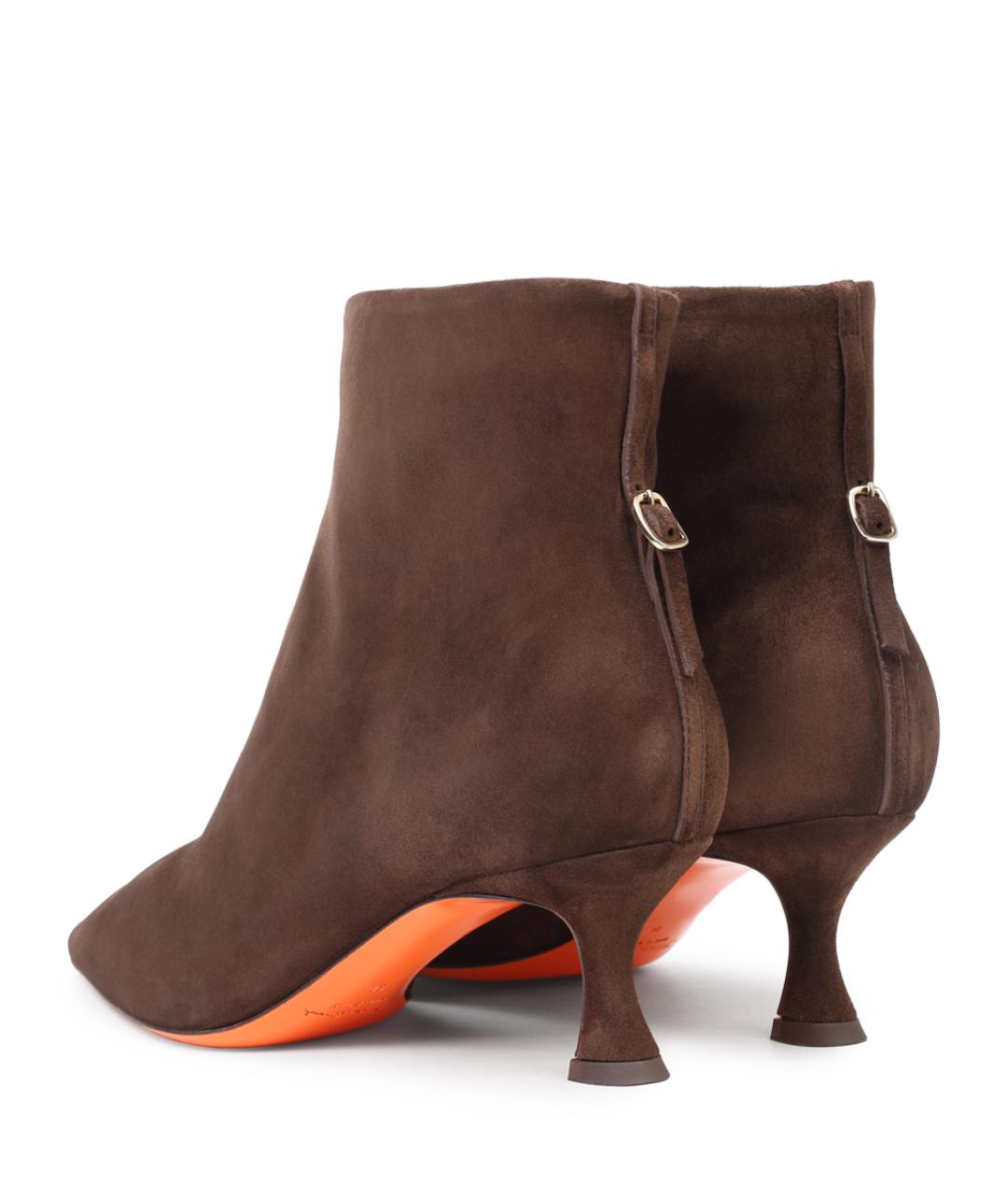 SANTONI Коричневые ботильоны, фото 4
