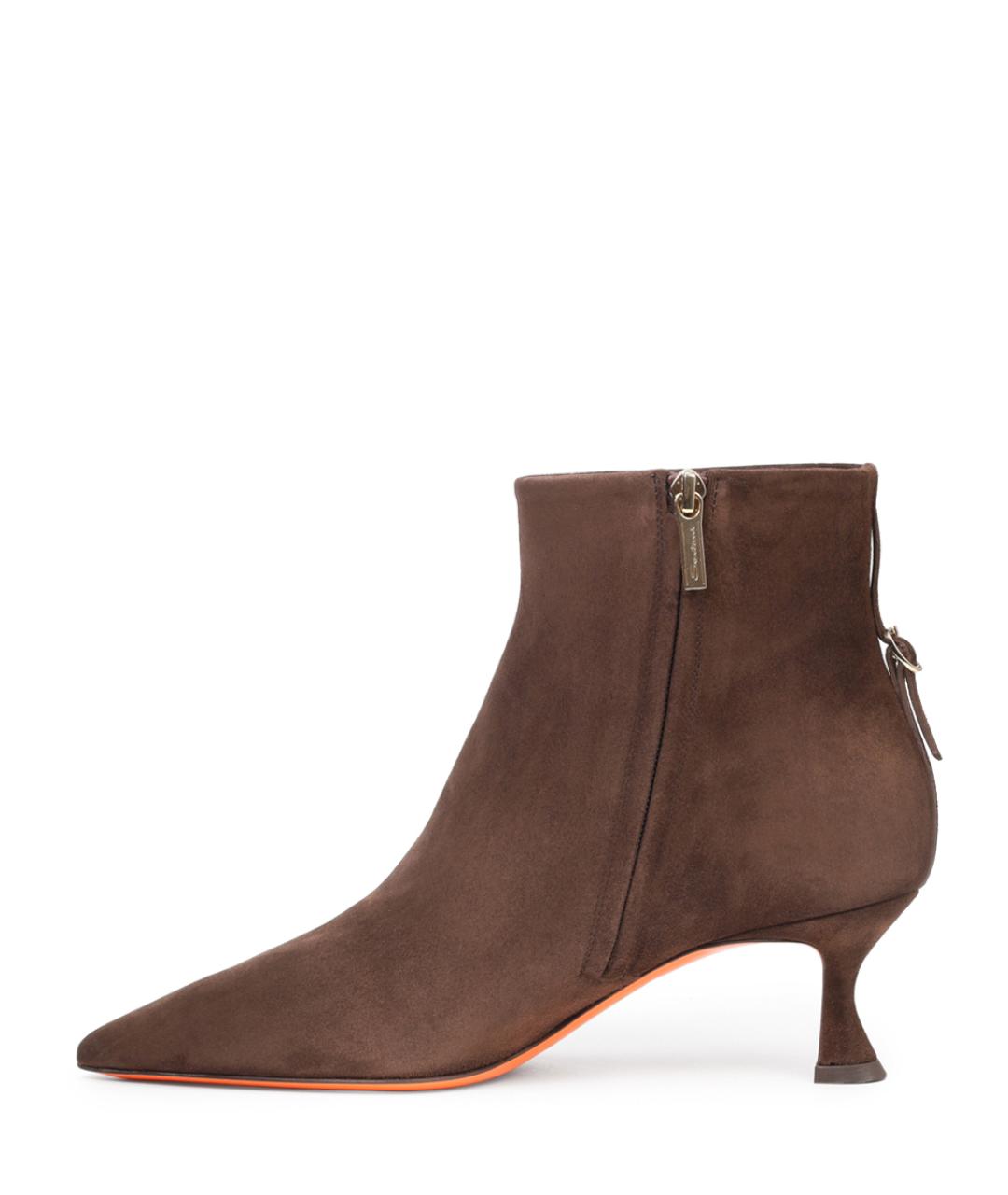 SANTONI Коричневые ботильоны, фото 3