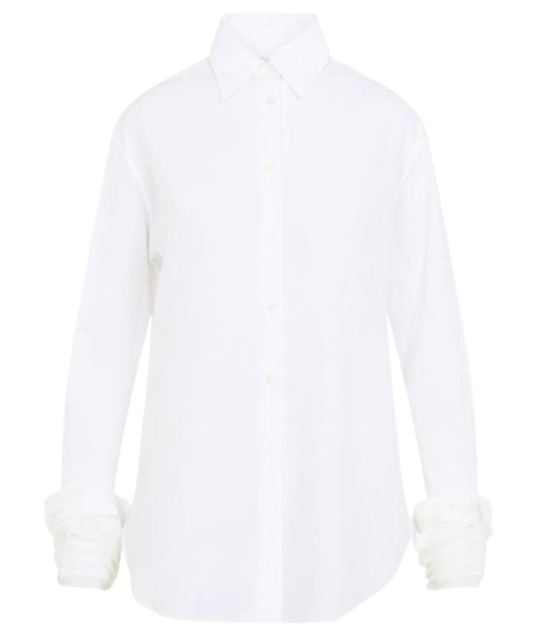 JIL SANDER Белая хлопковая рубашка, фото 1