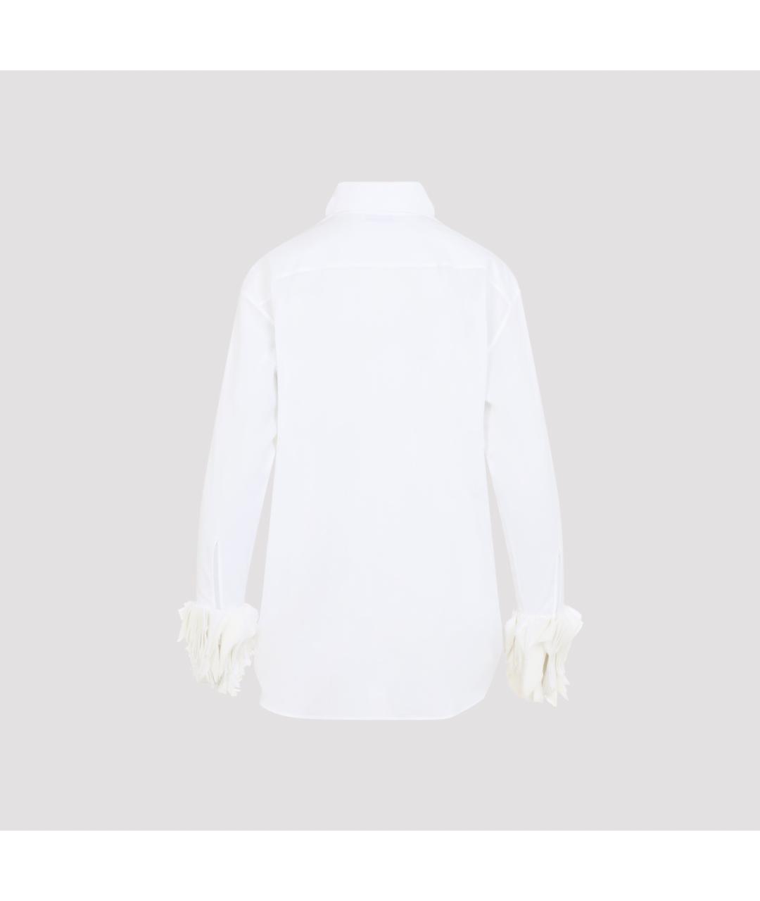 JIL SANDER Белая хлопковая рубашка, фото 3
