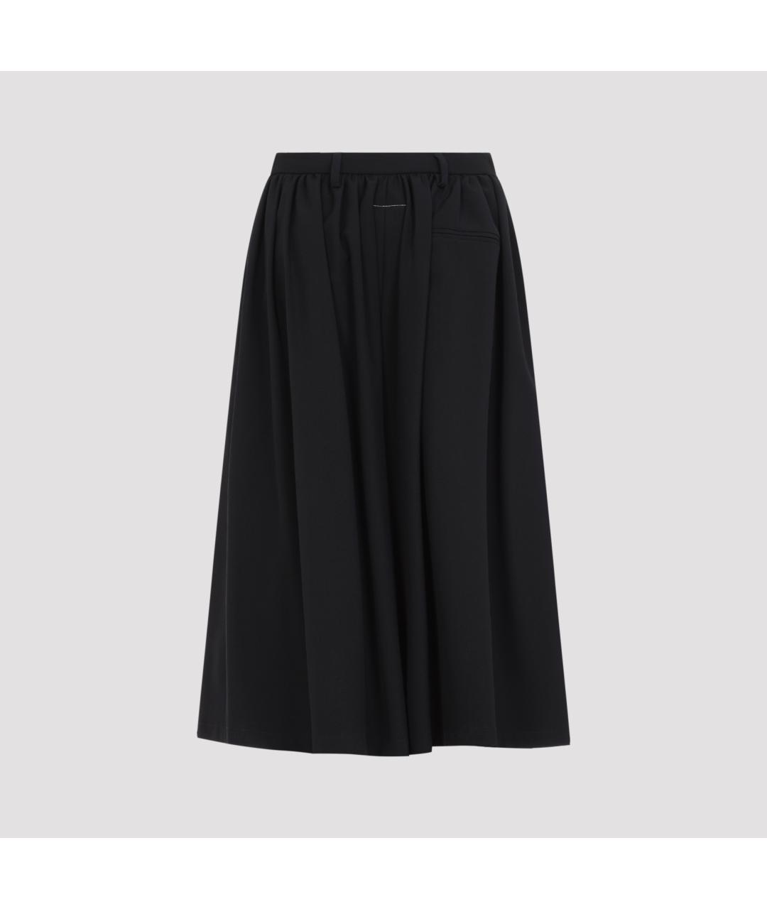 MM6 MAISON MARGIELA Черные полиэстеровые кюлоты, фото 3