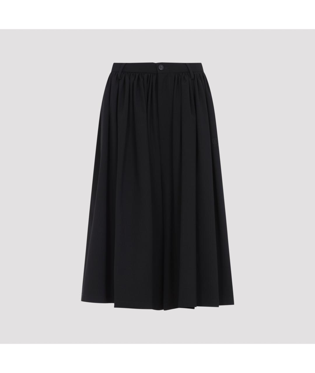 MM6 MAISON MARGIELA Черные полиэстеровые кюлоты, фото 2
