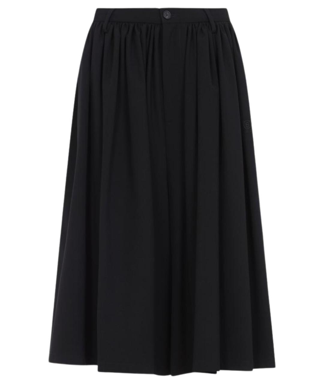 MM6 MAISON MARGIELA Черные полиэстеровые кюлоты, фото 1