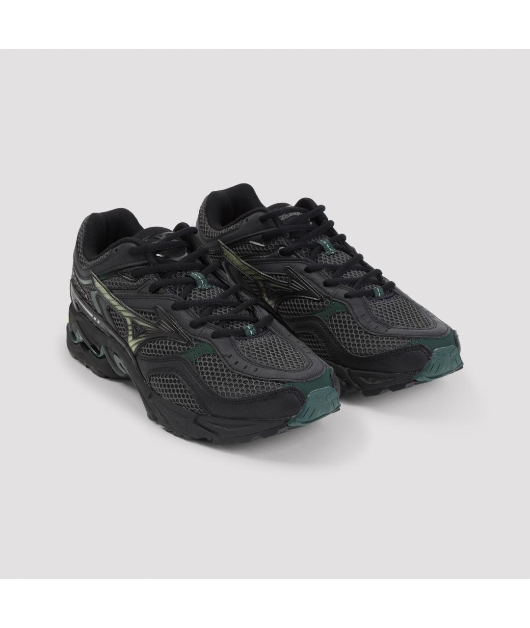 MIZUNO Черные текстильные кроссовки, фото 4