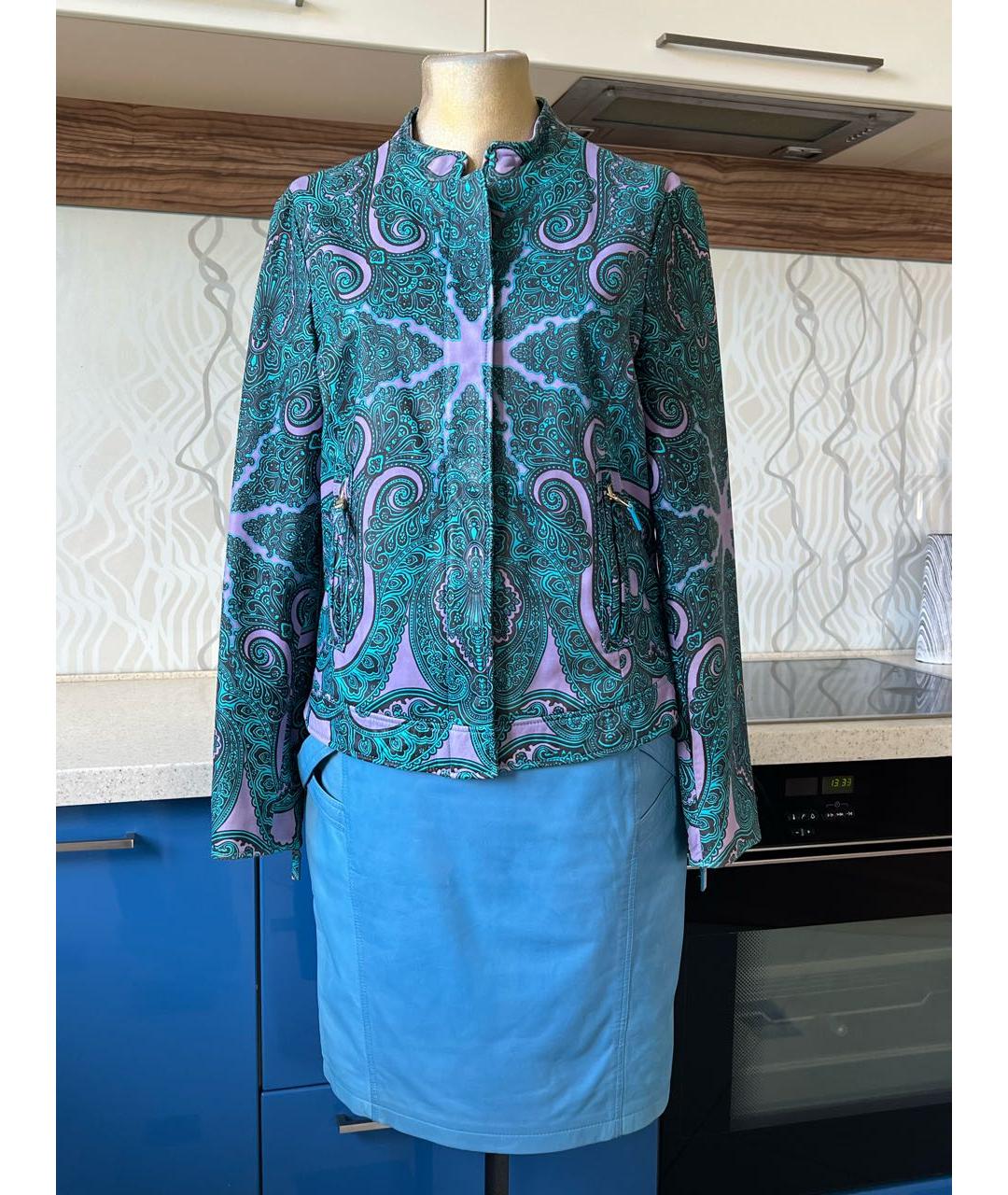 ETRO Мульти кожаная куртка, фото 5