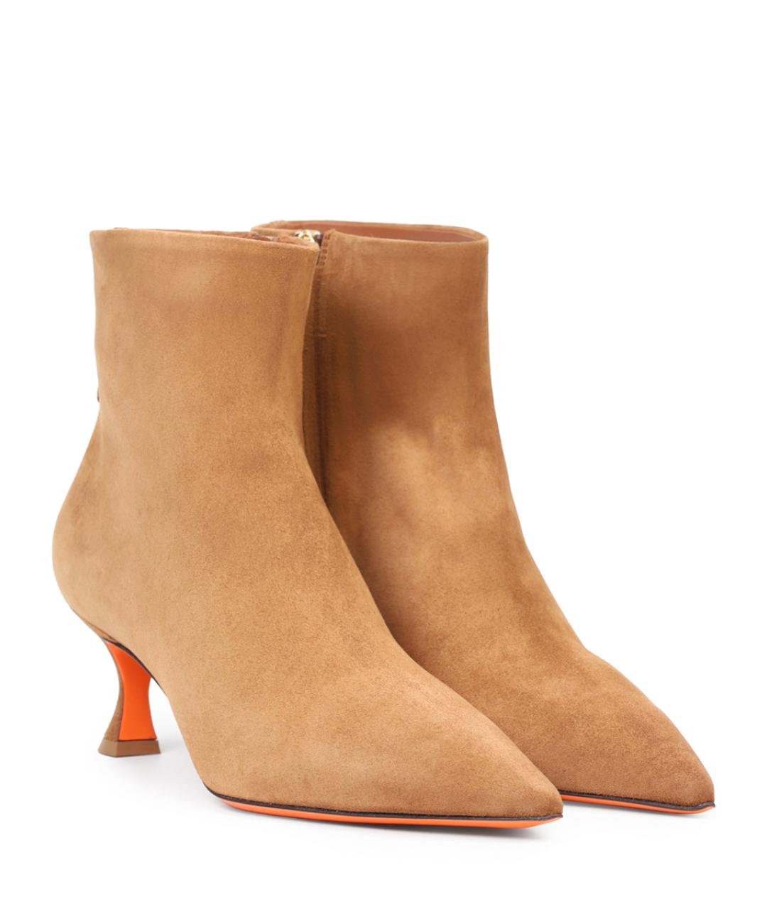 SANTONI Коричневые ботильоны, фото 2