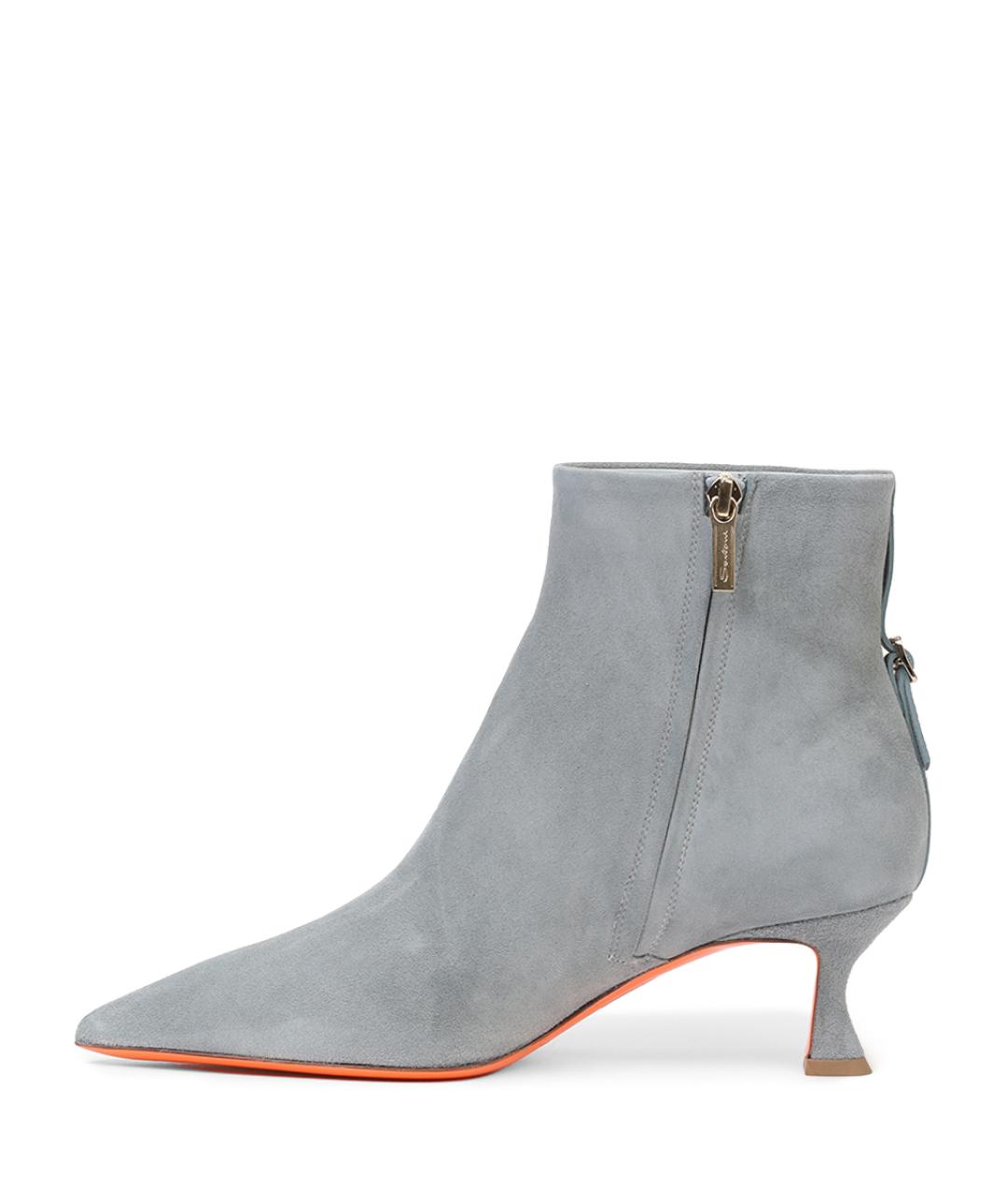 SANTONI Серые ботильоны, фото 3