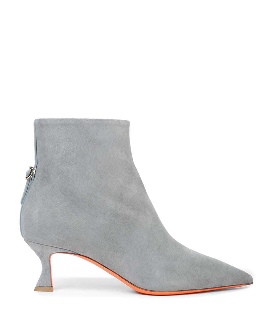 SANTONI Серые ботильоны, фото 1