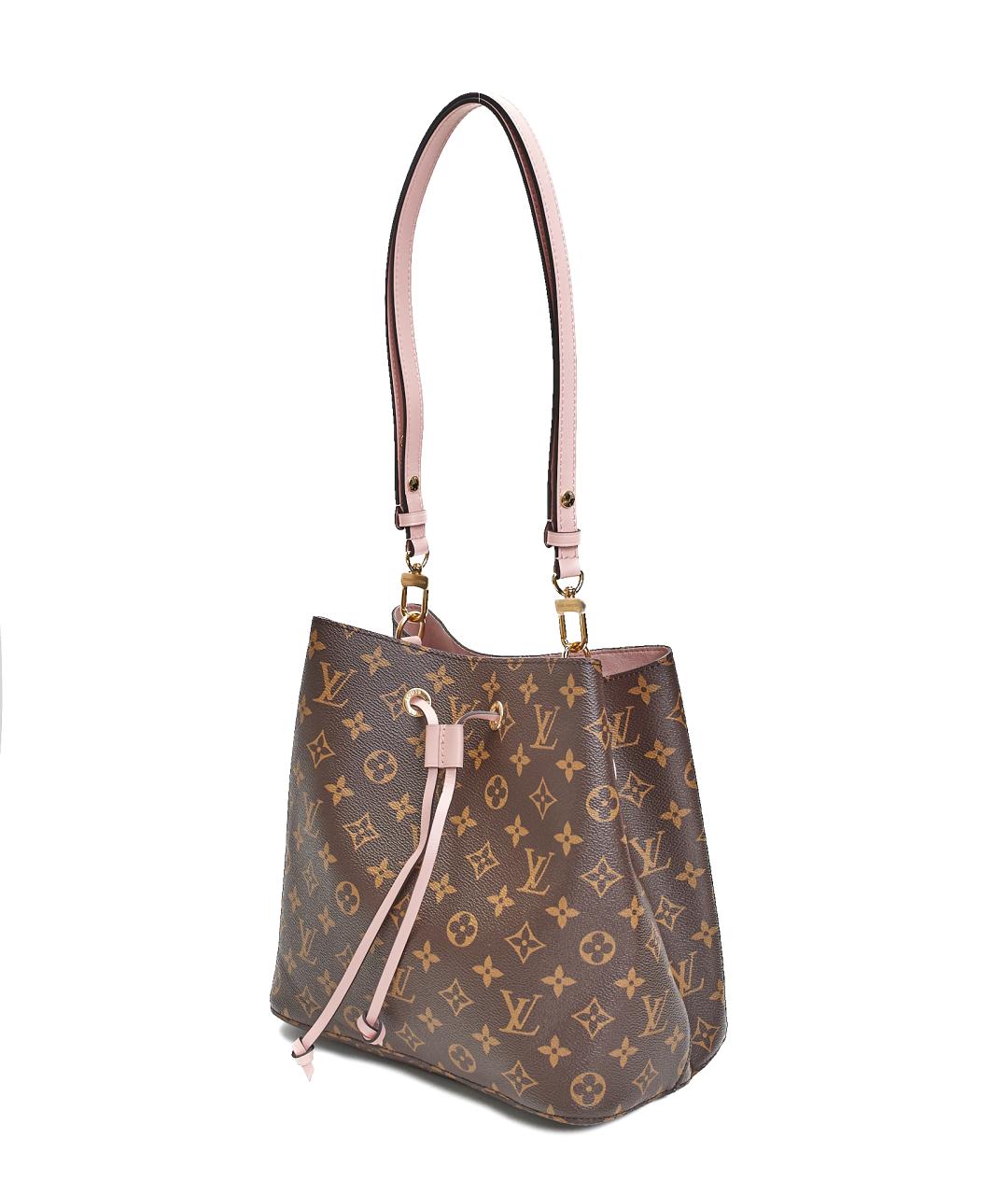 LOUIS VUITTON Коричневая сумка через плечо из канвы, фото 2