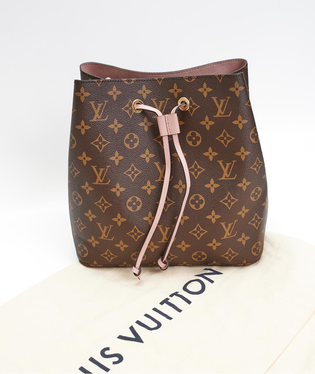 LOUIS VUITTON Коричневая сумка через плечо из канвы, фото 7