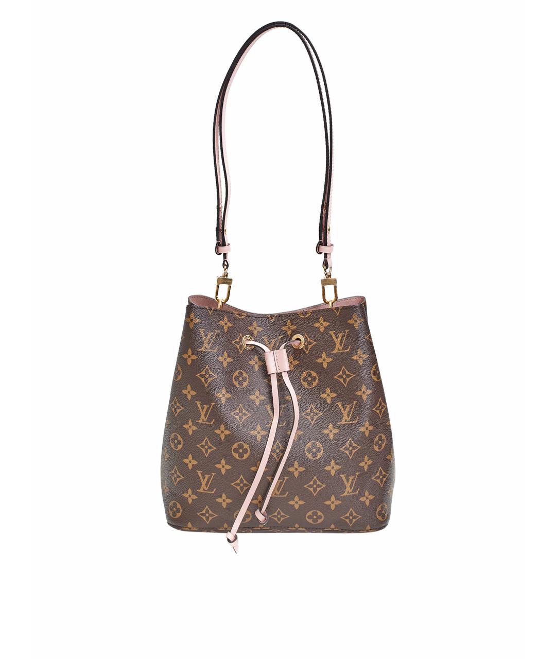 LOUIS VUITTON Коричневая сумка через плечо из канвы, фото 1