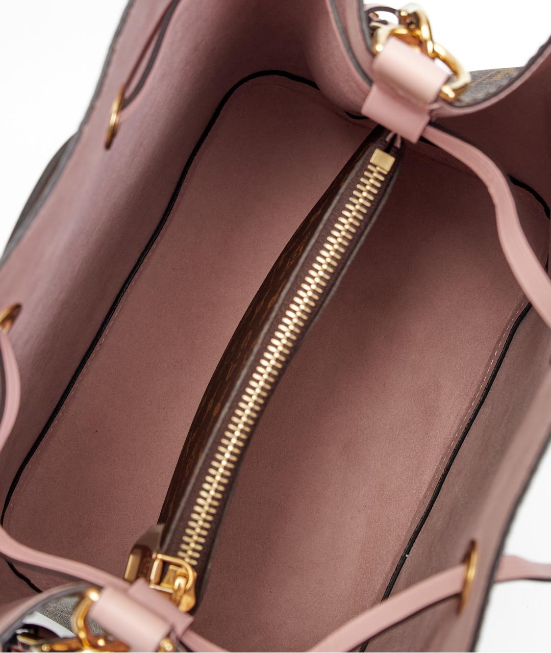 LOUIS VUITTON Коричневая сумка через плечо из канвы, фото 5