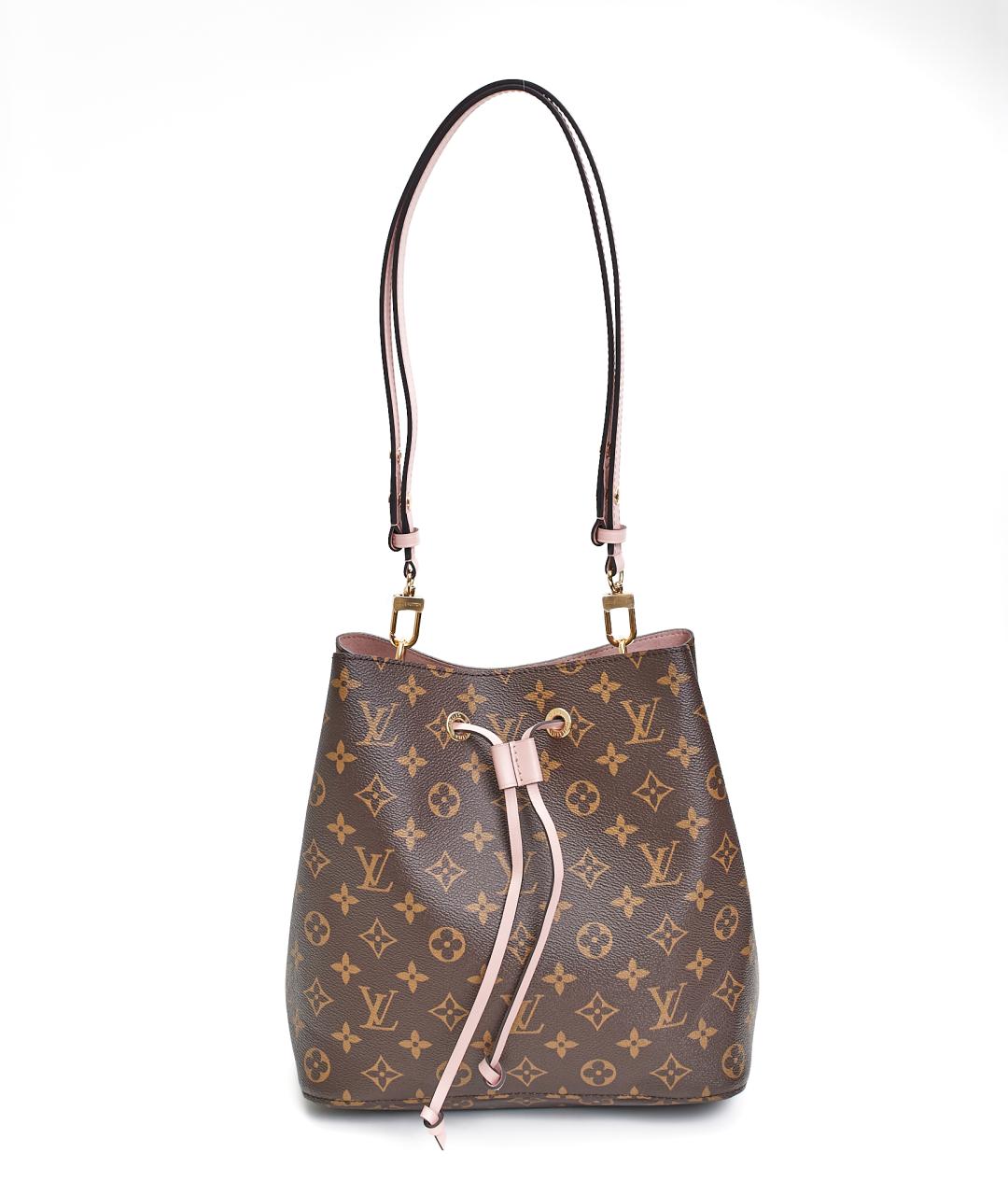 LOUIS VUITTON Коричневая сумка через плечо из канвы, фото 8