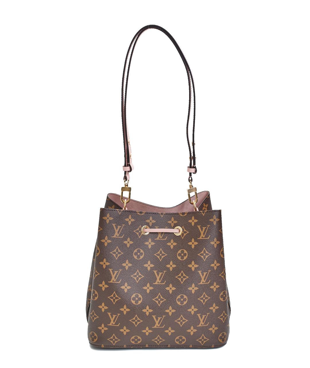 LOUIS VUITTON Коричневая сумка через плечо из канвы, фото 3