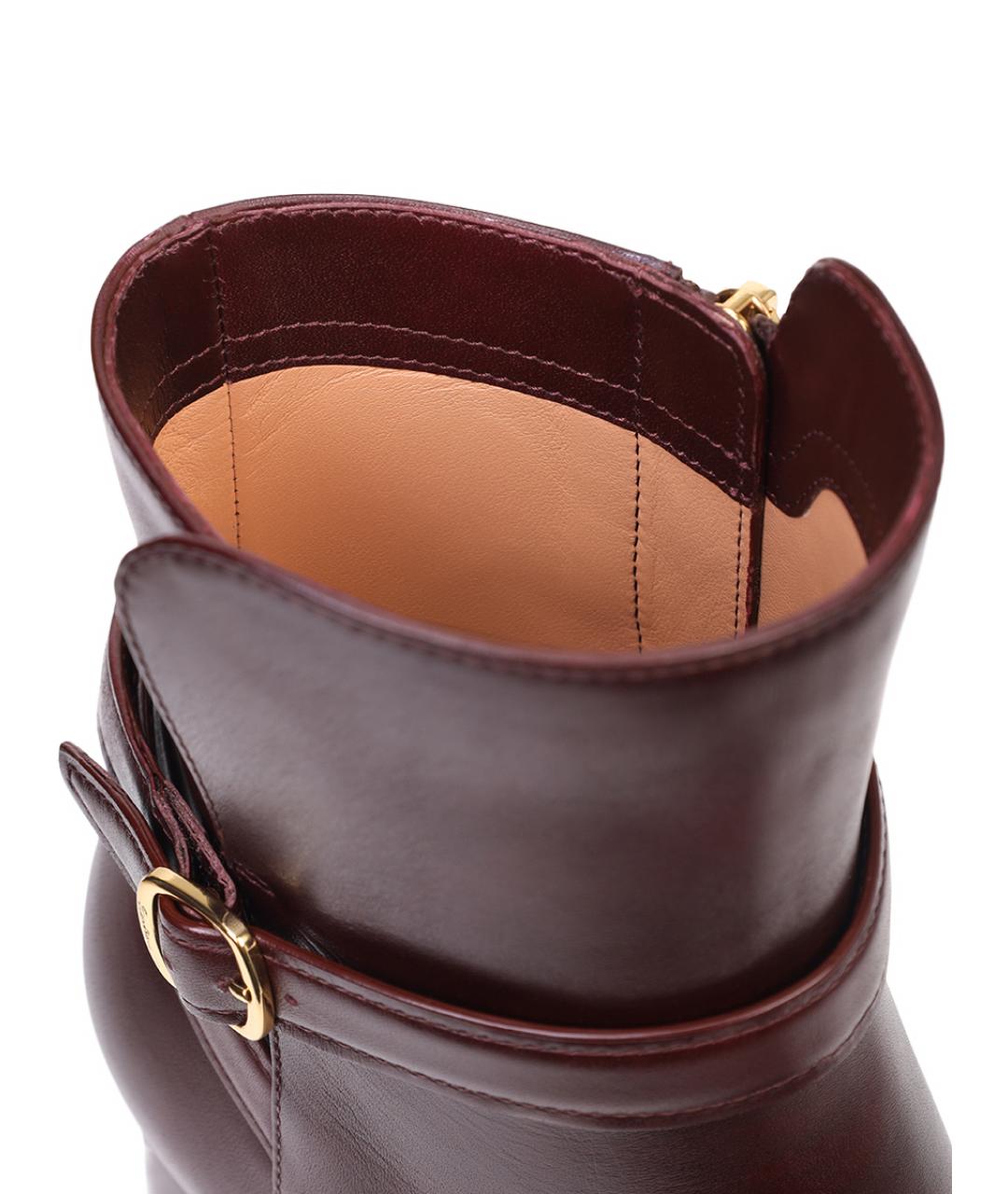 SANTONI Бордовые ботильоны, фото 5