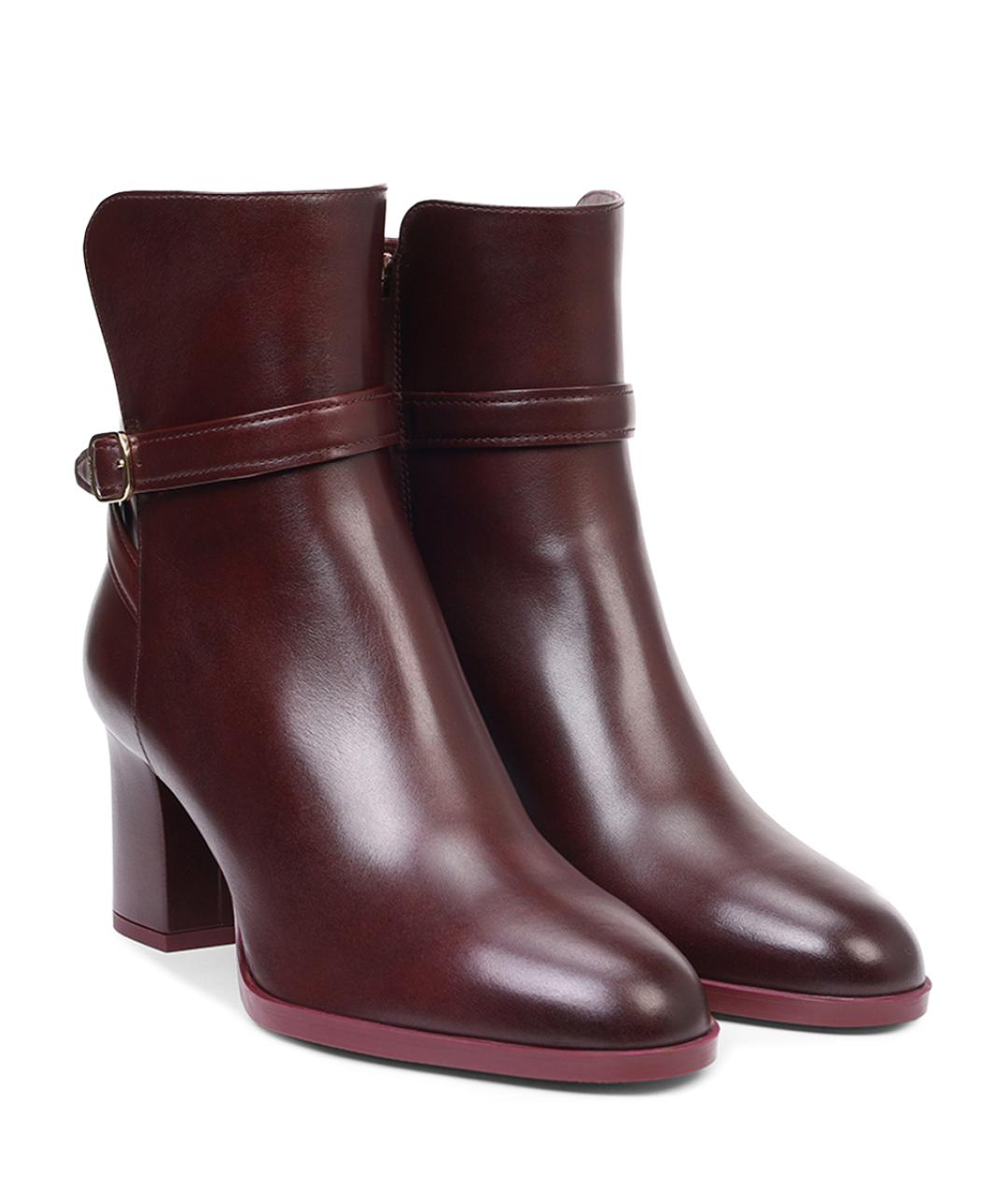 SANTONI Бордовые ботильоны, фото 2