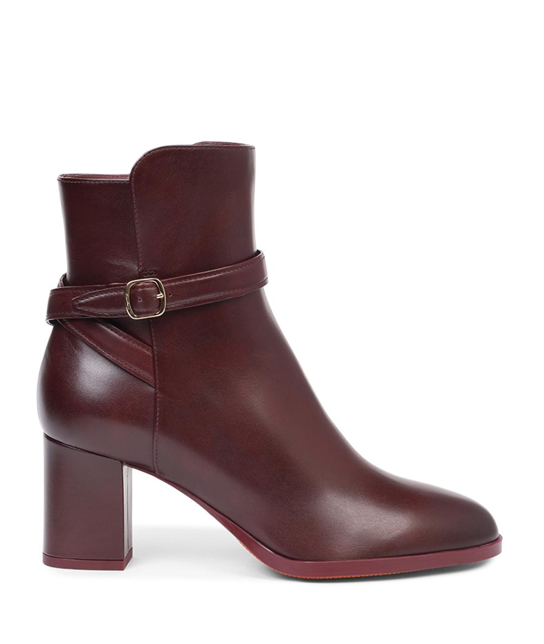 SANTONI Бордовые ботильоны, фото 1