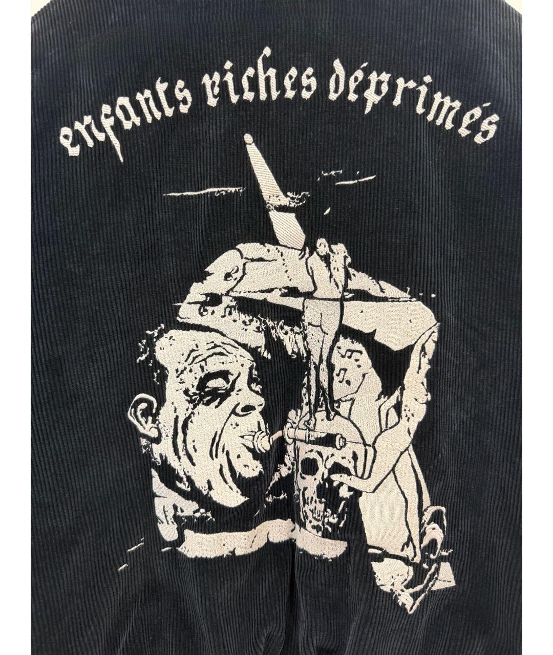 Enfants Riches Déprimés Черная велюровая куртка, фото 3