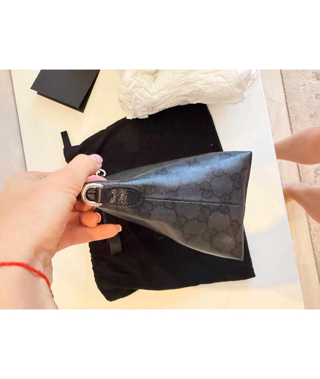 GUCCI Барсетка из канвы, фото 3
