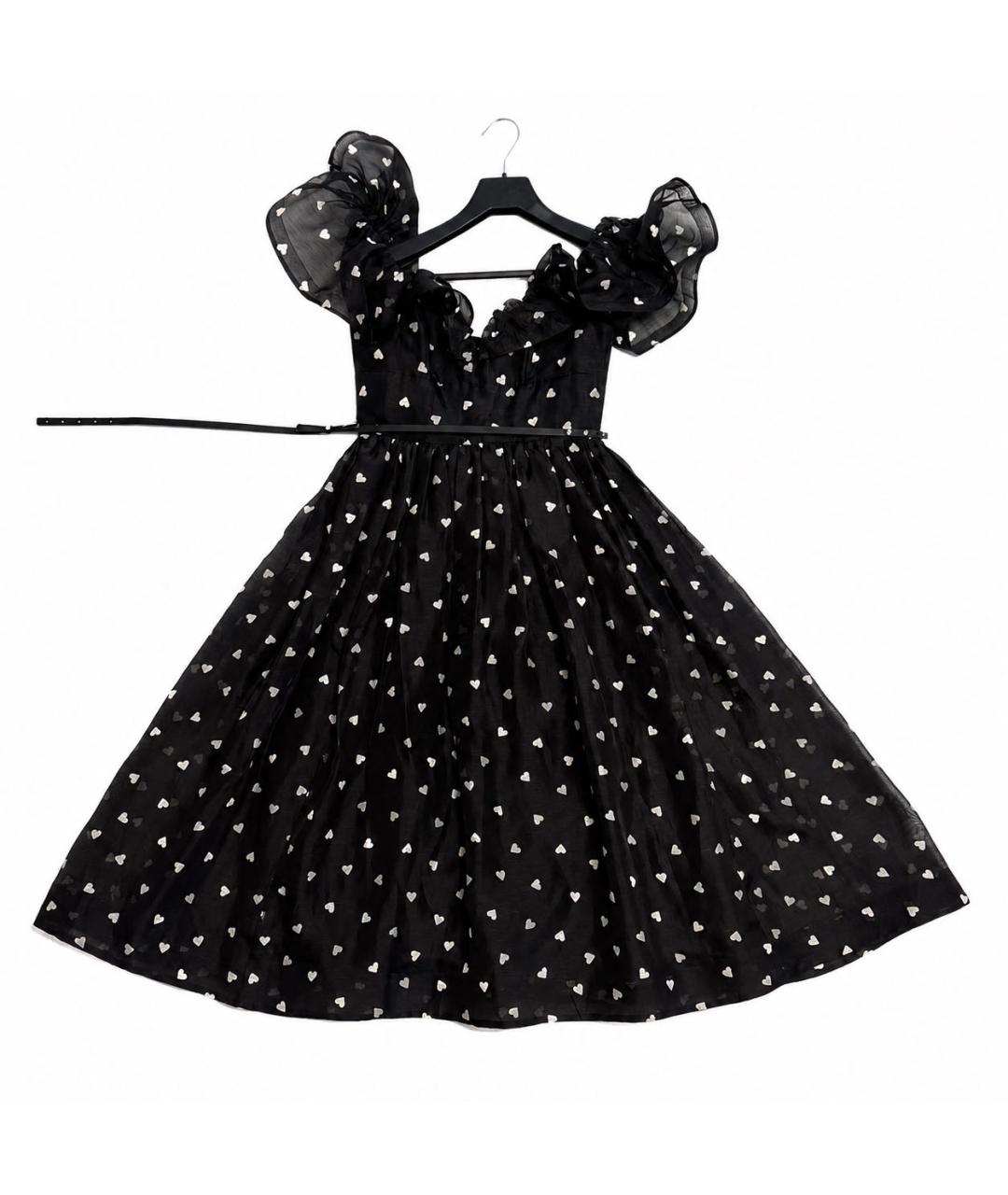 ZIMMERMANN Черное льняное коктейльное платье, фото 3