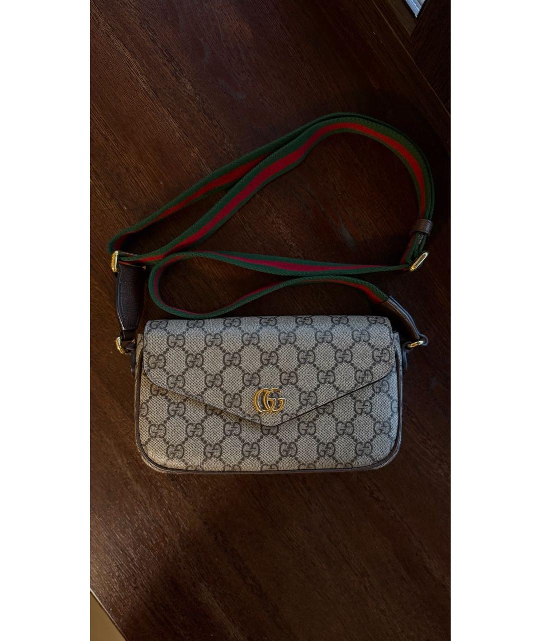 GUCCI Бежевая сумка через плечо, фото 9