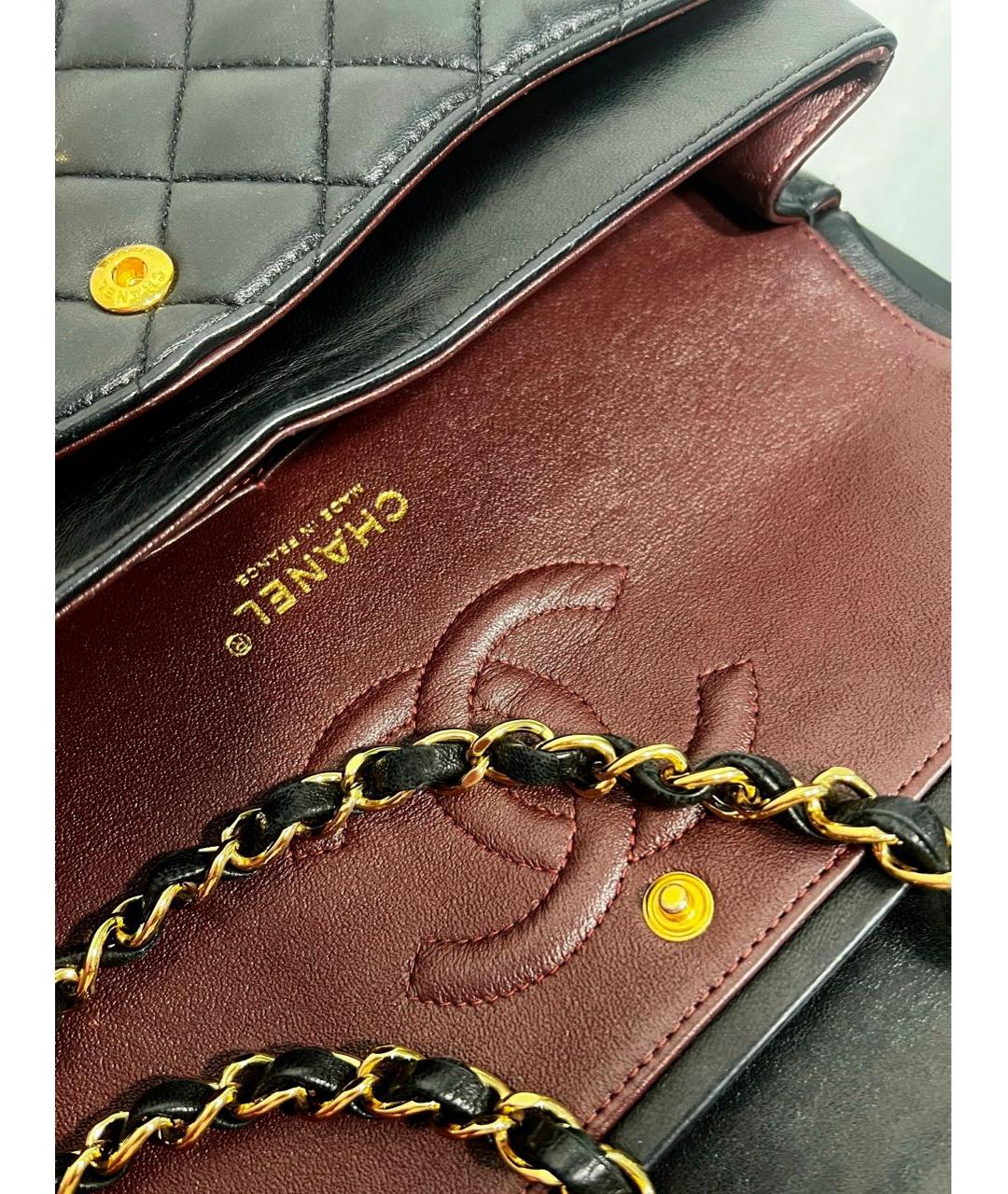 CHANEL Черная кожаная сумка через плечо, фото 4