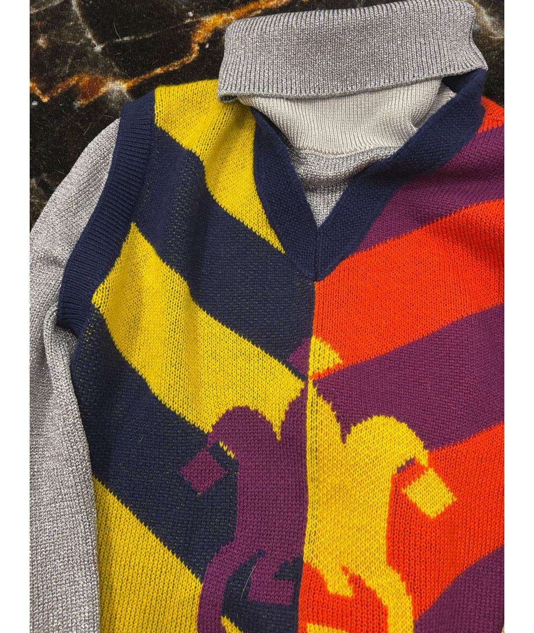 GUCCI Мульти шерстяная водолазка, фото 2