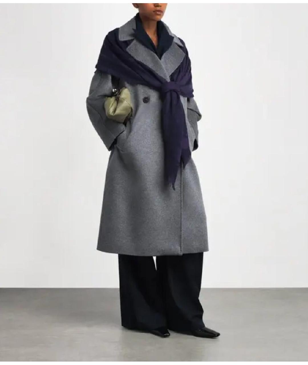 WEEKEND MAX MARA Темно-синий платок, фото 3