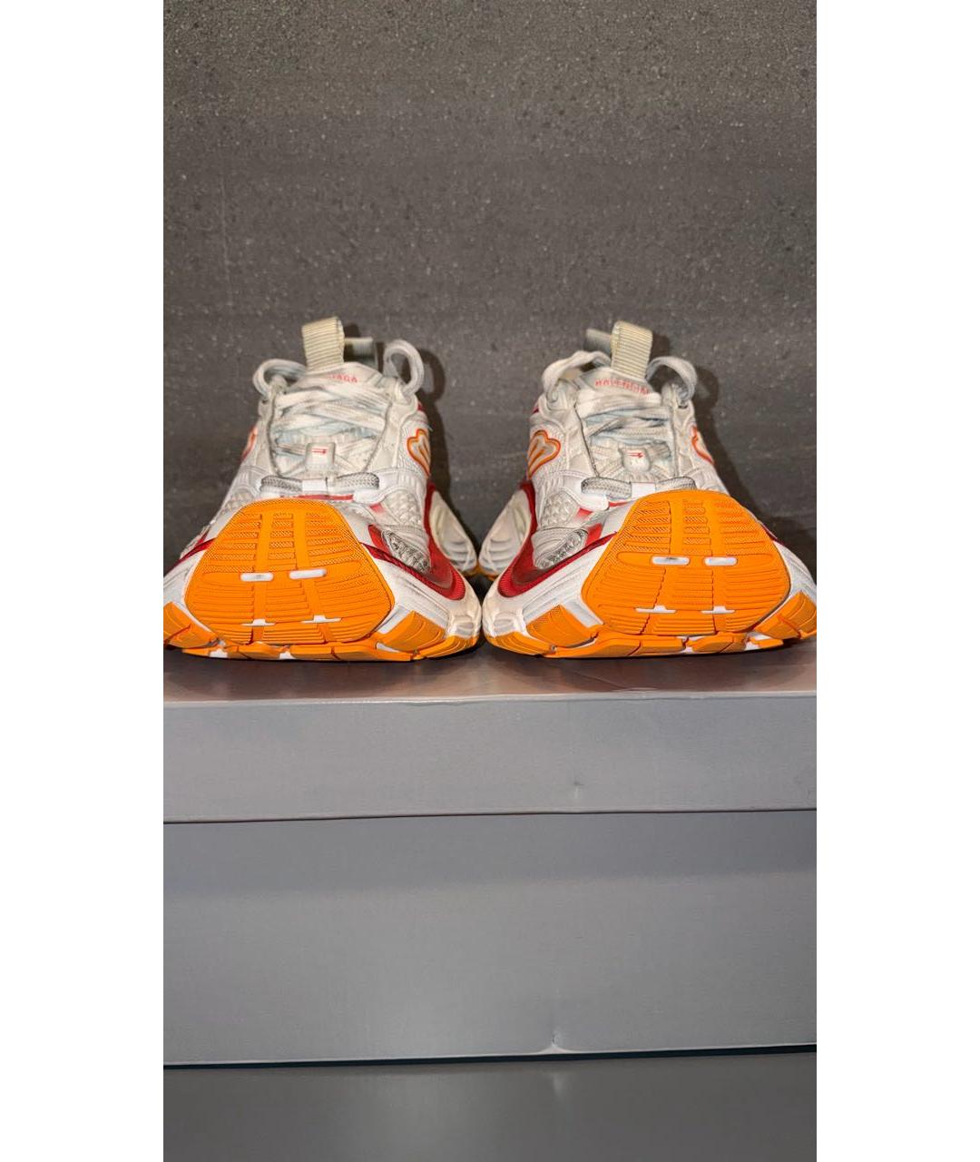 BALENCIAGA Белые текстильные кроссовки, фото 3