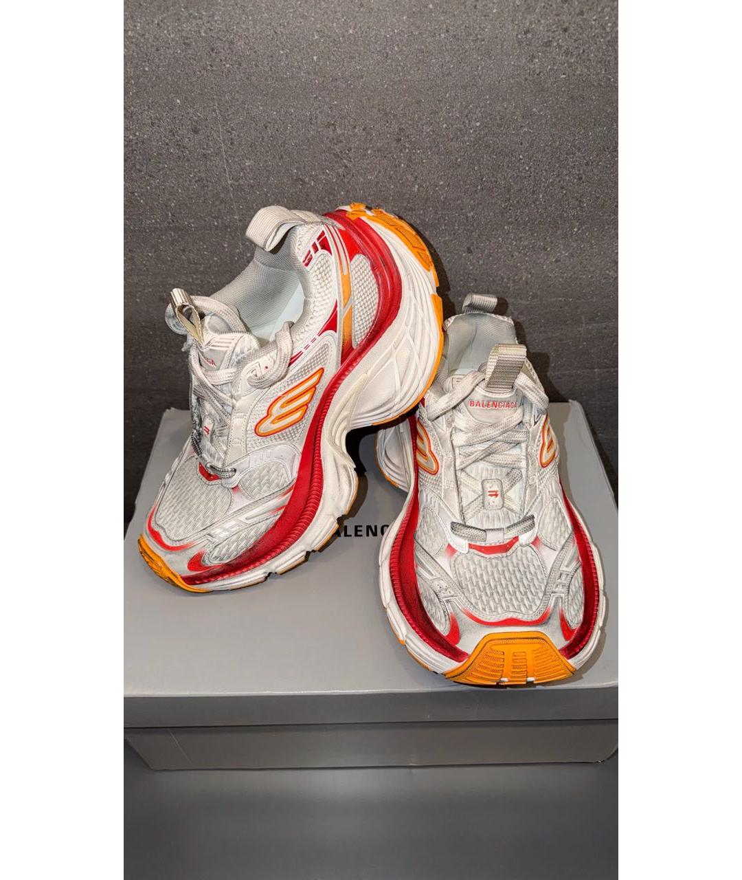 BALENCIAGA Белые текстильные кроссовки, фото 2