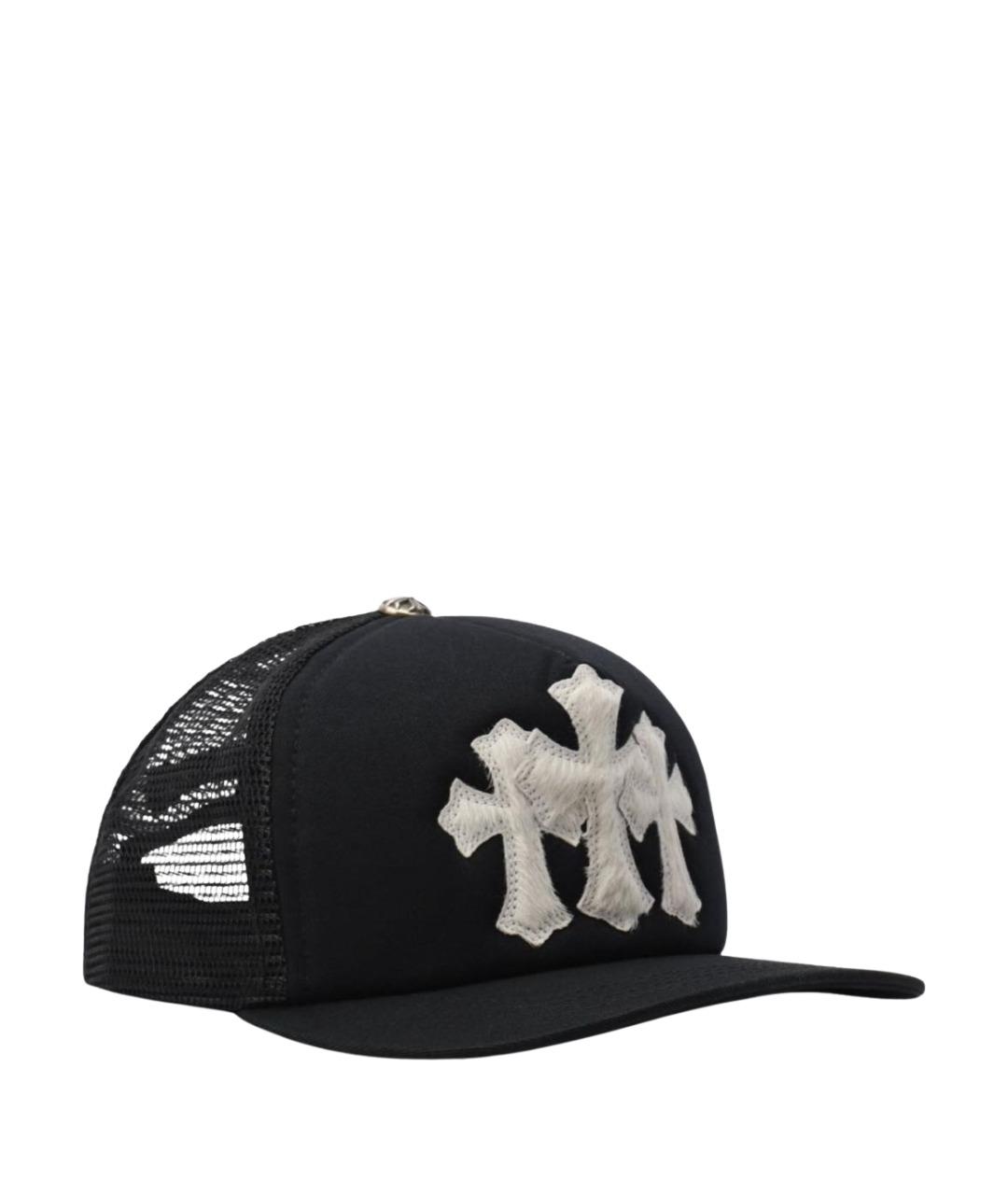 CHROME HEARTS Черная хлопковая кепка/бейсболка, фото 1