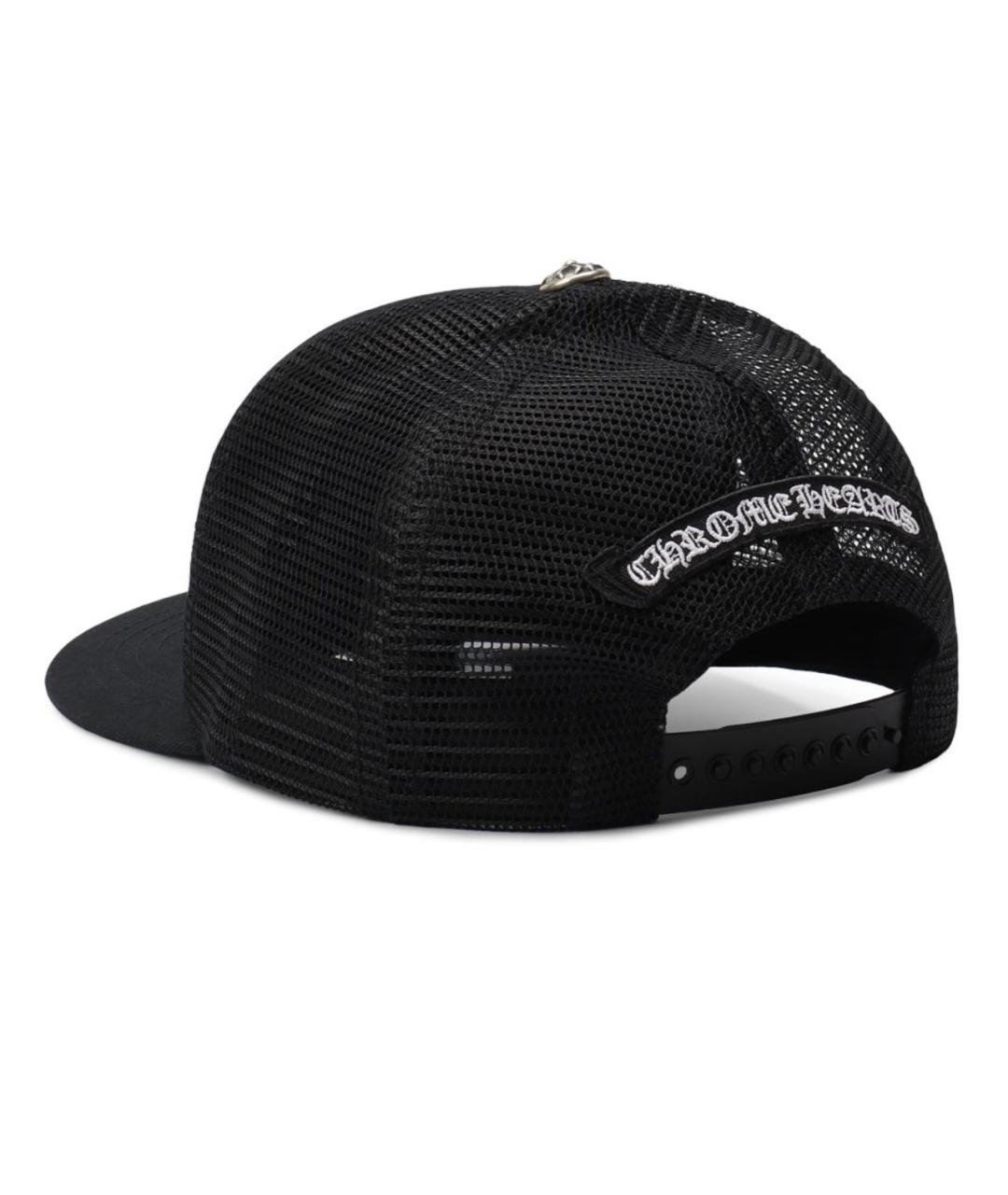 CHROME HEARTS Черная хлопковая кепка/бейсболка, фото 2