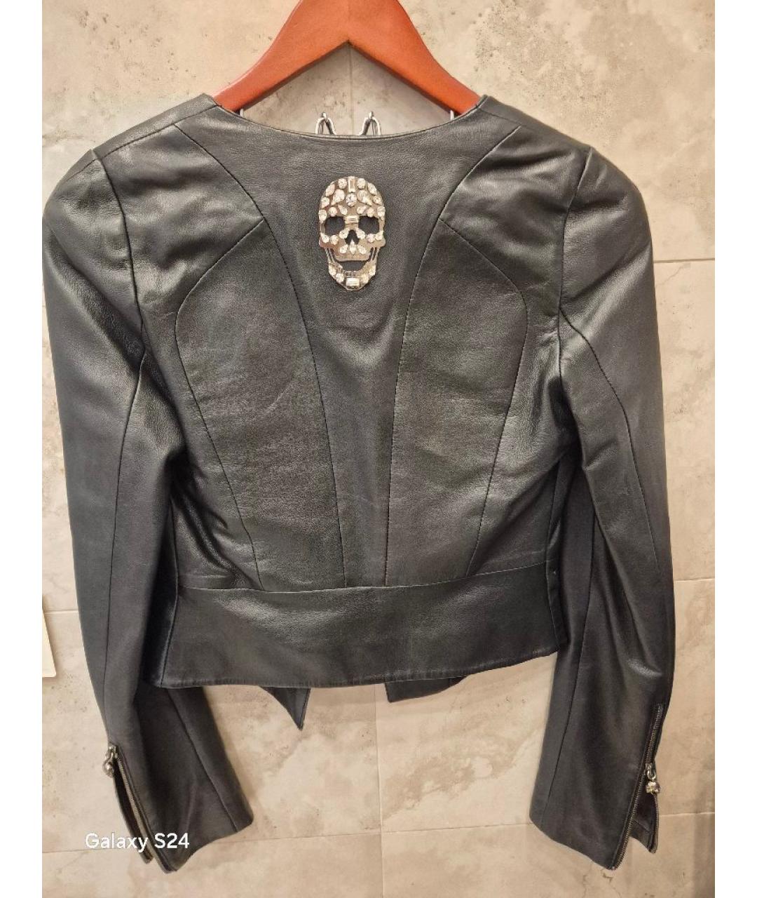 PHILIPP PLEIN Черная куртка, фото 2