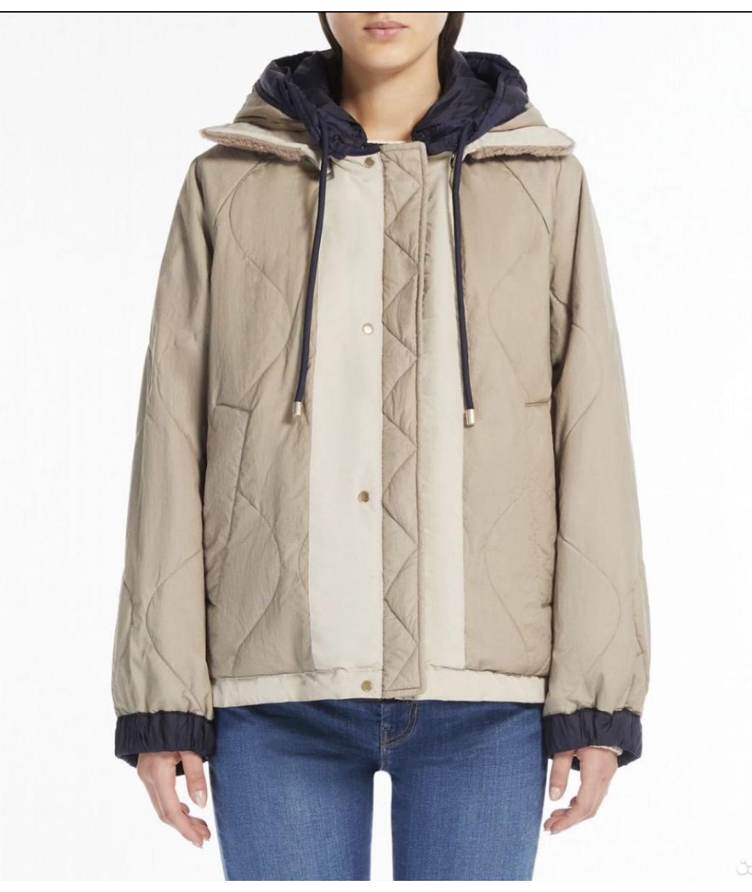 WEEKEND MAX MARA Зеленая шерстяная куртка, фото 5