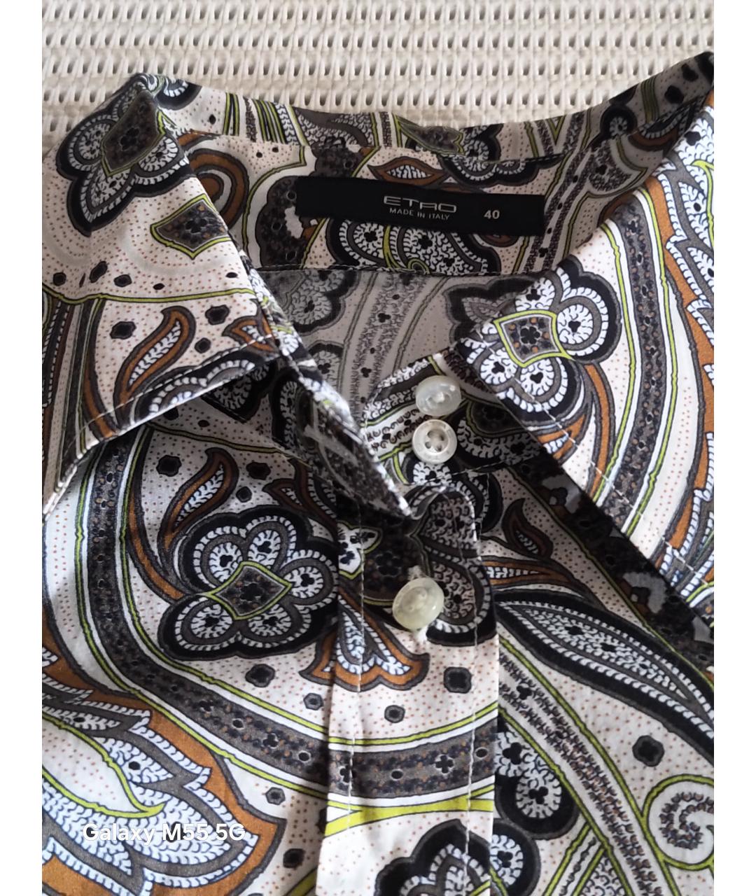 ETRO Хлопко-эластановая рубашка, фото 3