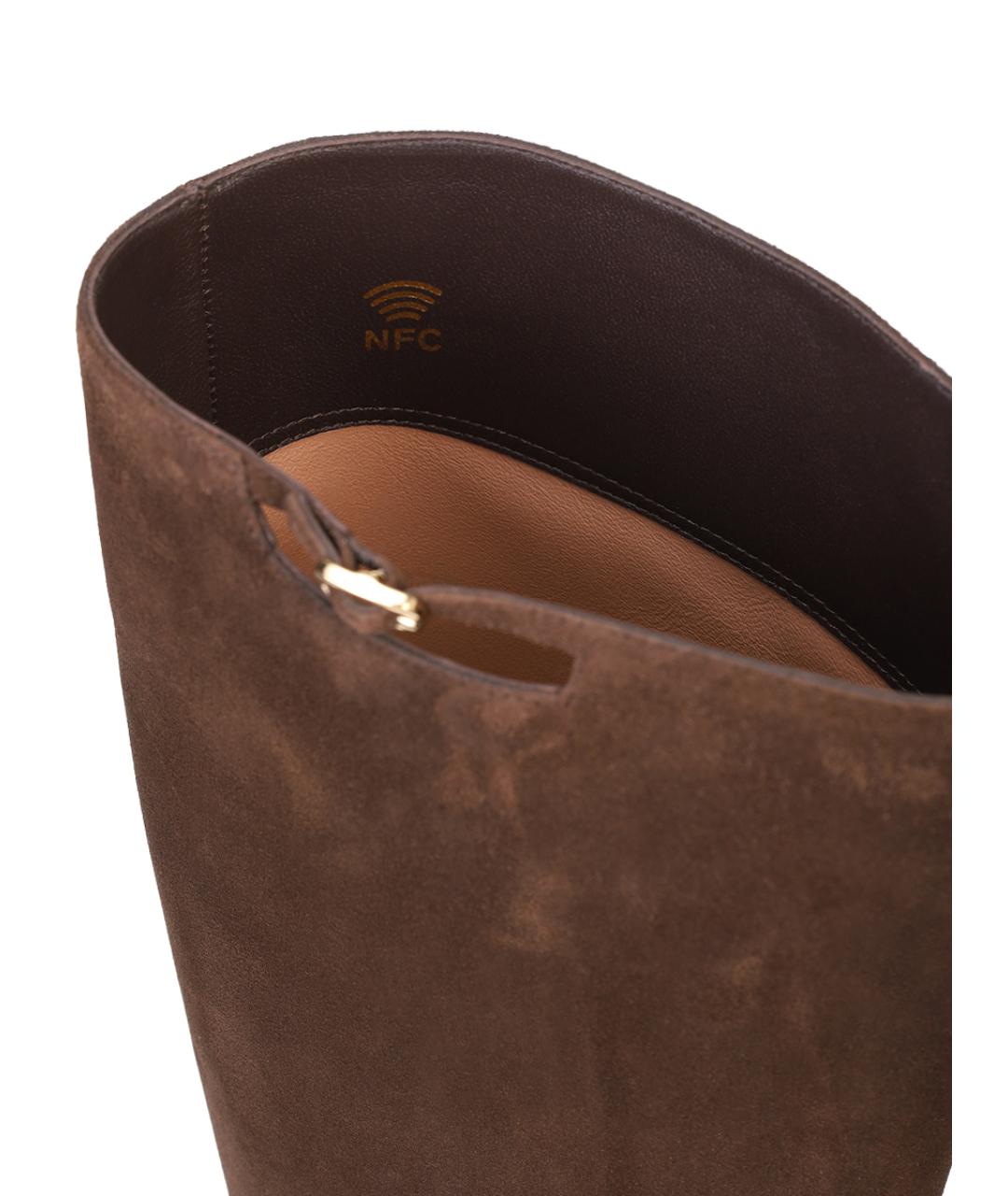 SANTONI Коричневые сапоги, фото 5