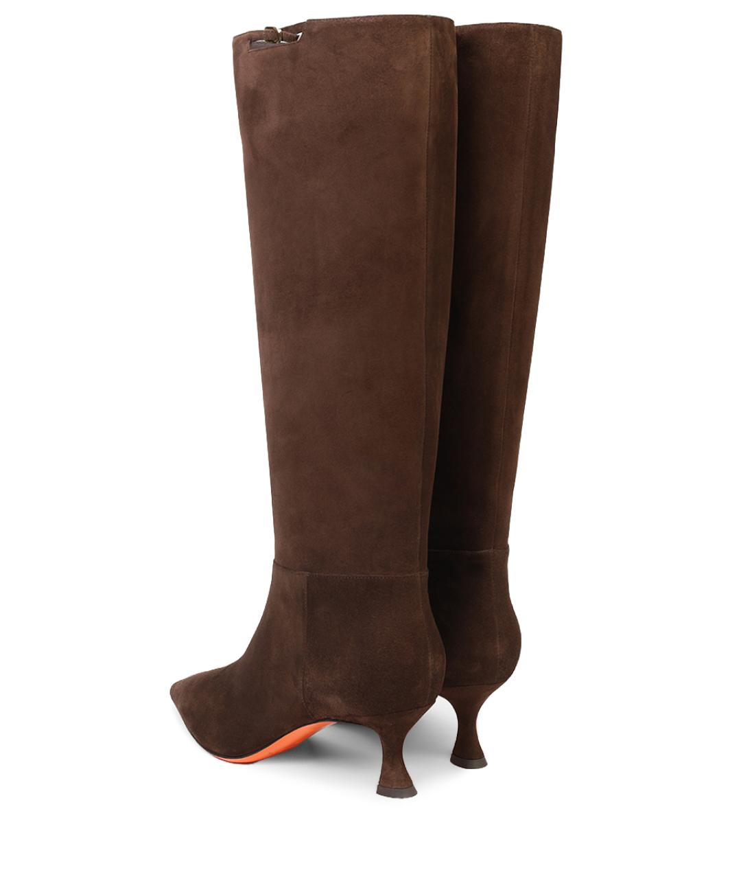 SANTONI Коричневые сапоги, фото 4