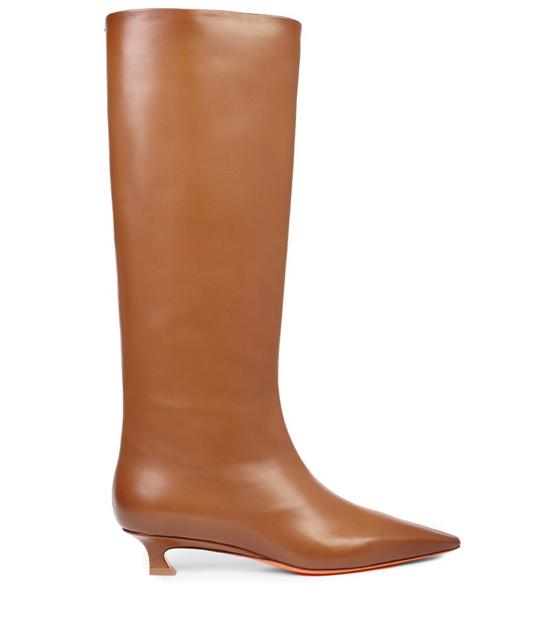 SANTONI Коричневые сапоги, фото 1