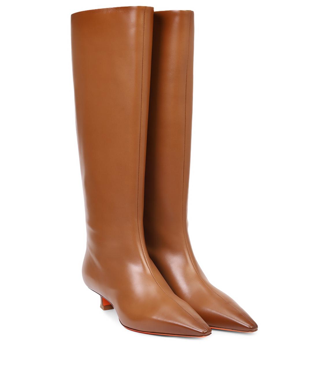 SANTONI Коричневые сапоги, фото 2