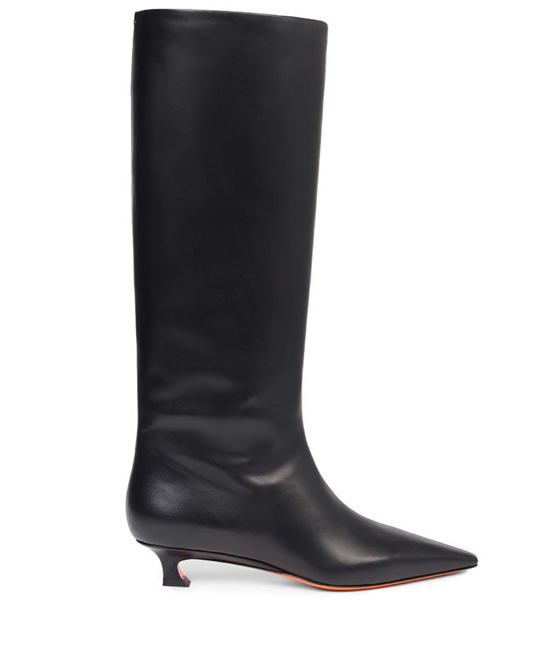 SANTONI Черные сапоги, фото 1
