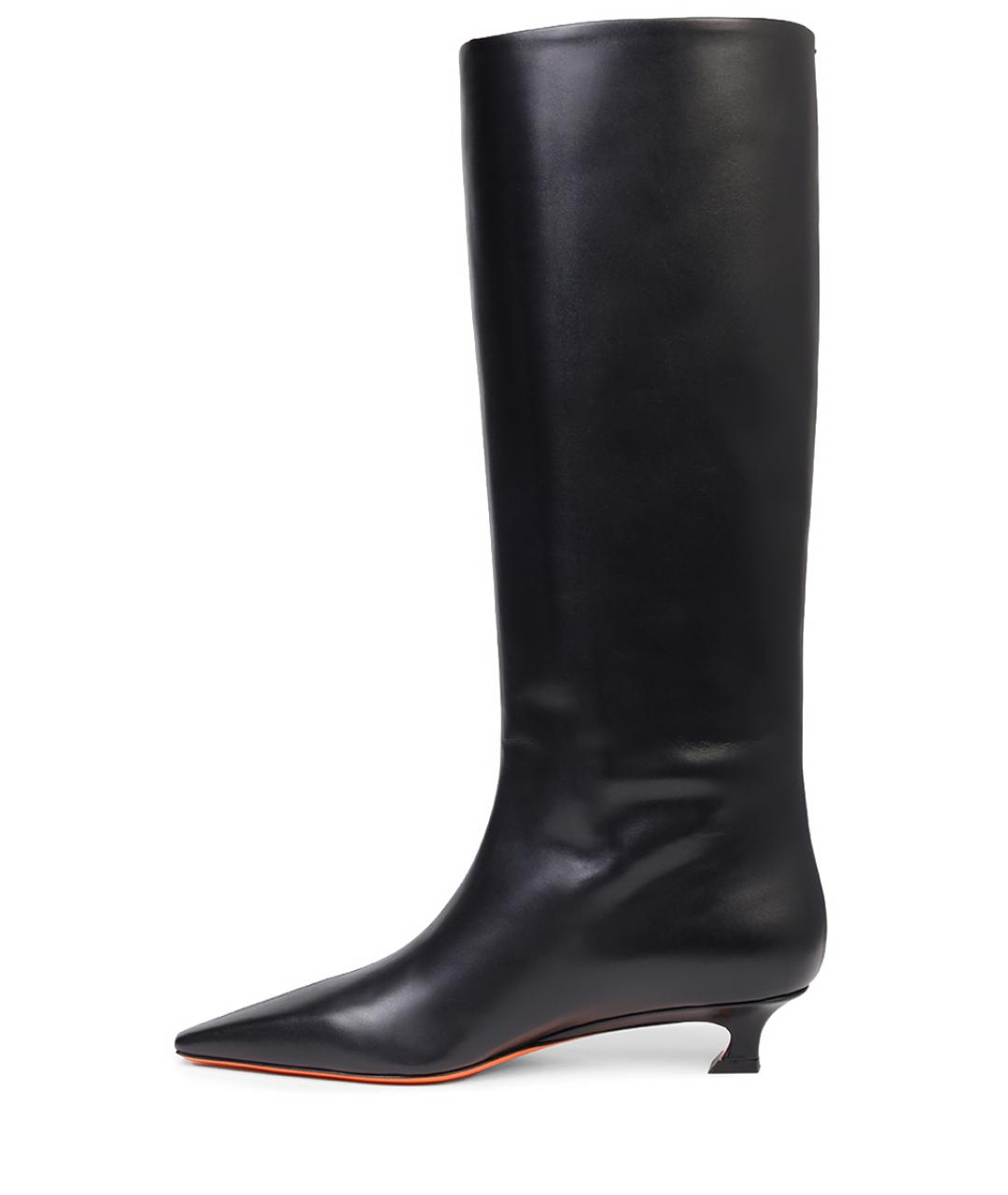 SANTONI Черные сапоги, фото 3