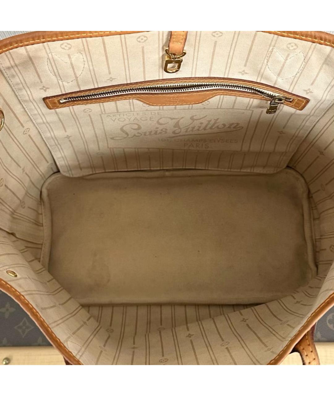 LOUIS VUITTON Голубая сумка тоут, фото 5