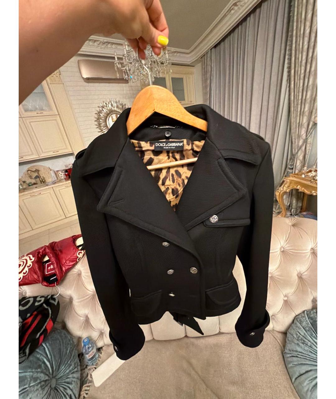 DOLCE&GABBANA Черная куртка, фото 5