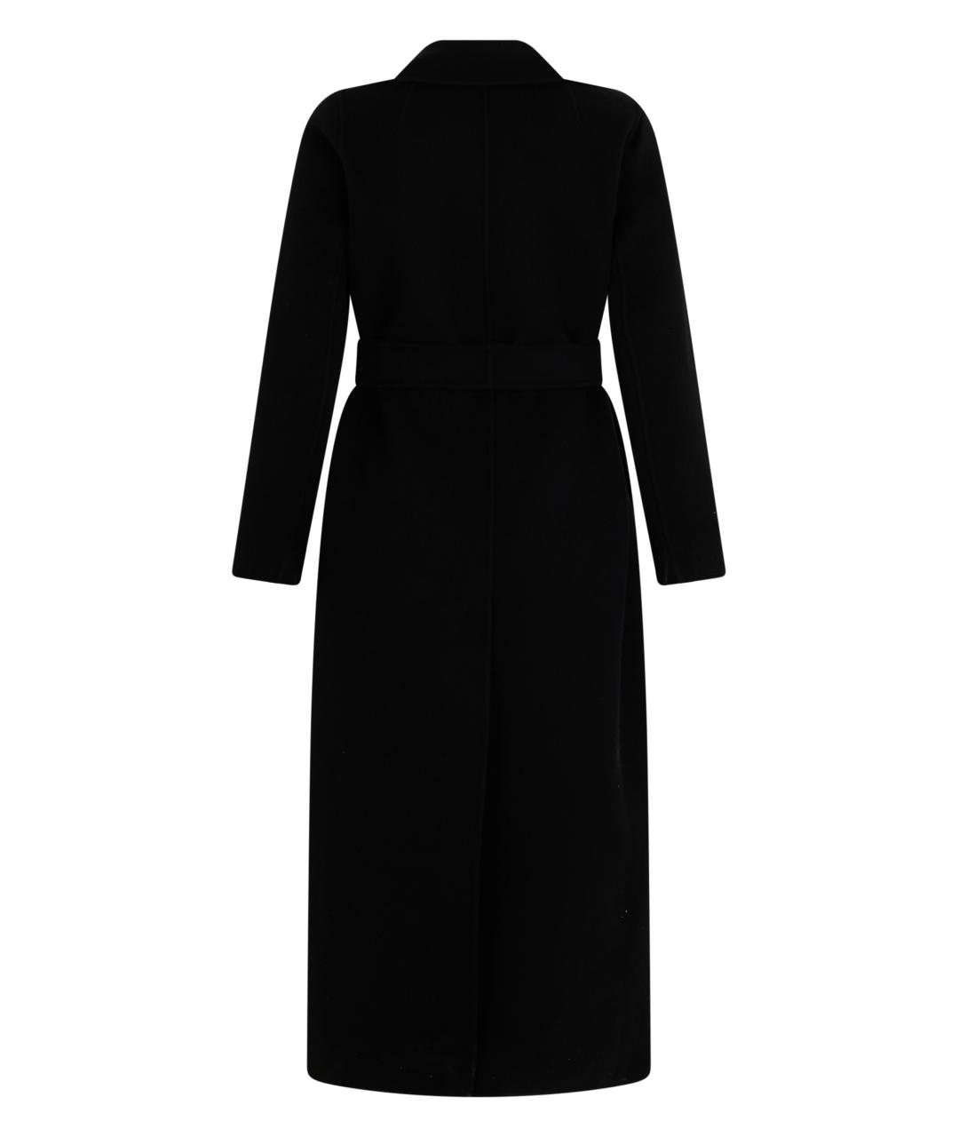 'S MAX MARA Черное шерстяное пальто, фото 2