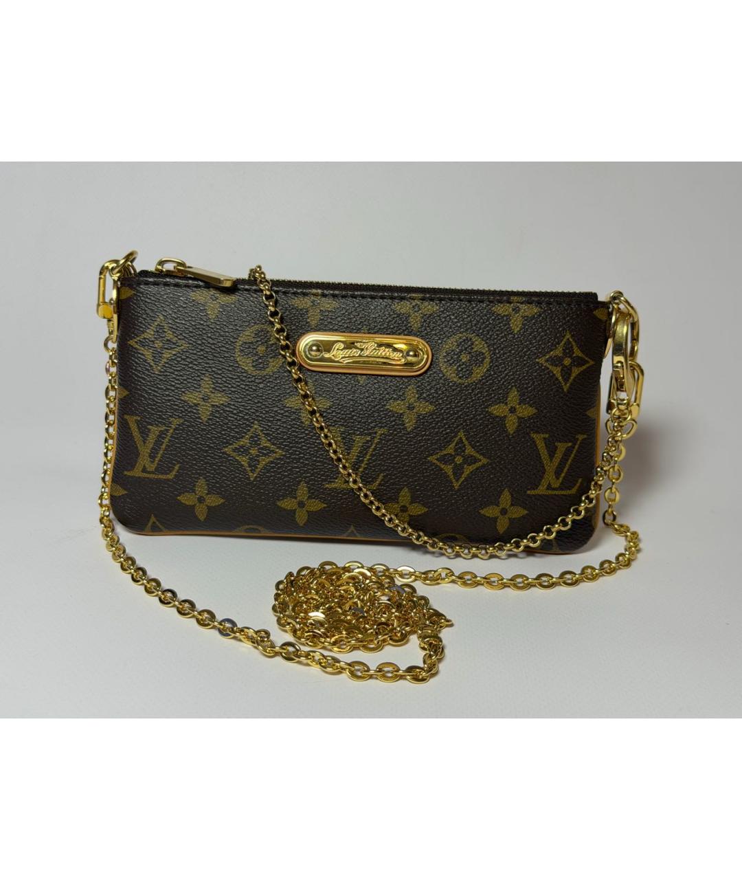 LOUIS VUITTON Коричневая сумка через плечо, фото 9