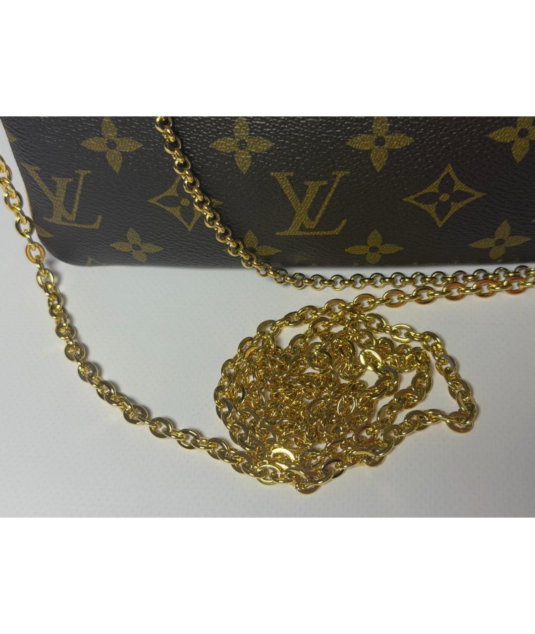 LOUIS VUITTON Коричневая сумка через плечо, фото 7