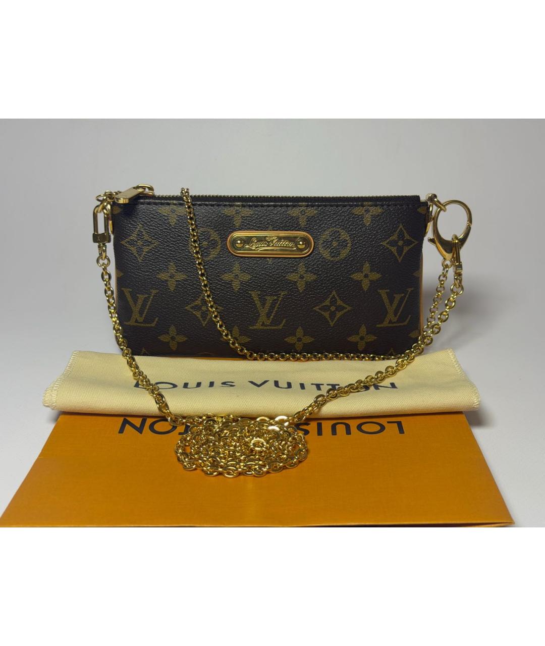 LOUIS VUITTON Коричневая сумка через плечо, фото 5
