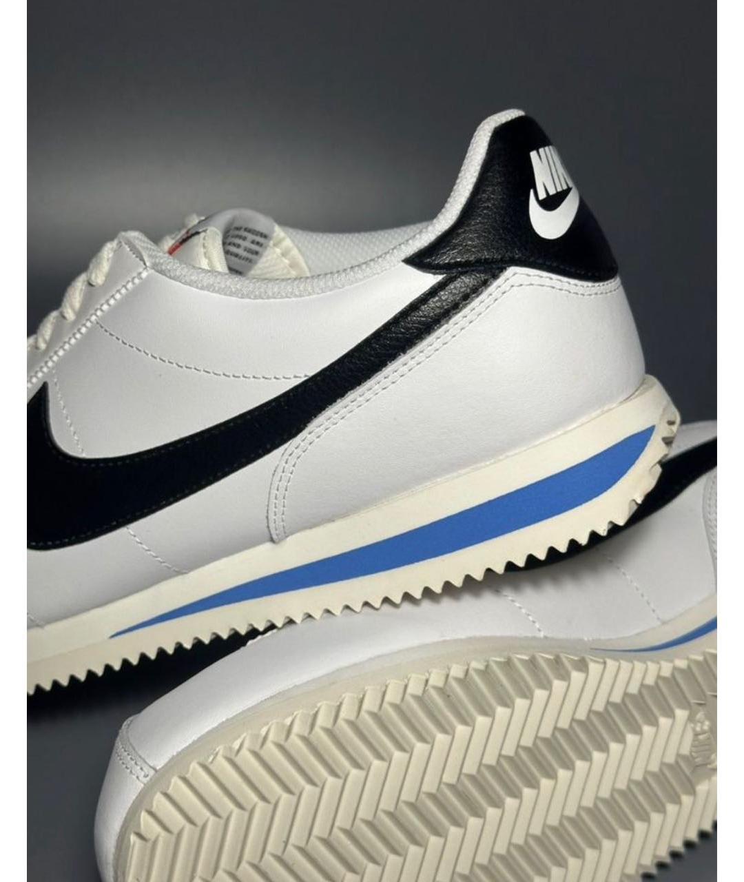 NIKE Белые кожаные низкие кроссовки / кеды, фото 8